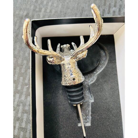 Aerator, Deer Stag Animal Wine Pourer - D&M - Picture 4 of 5